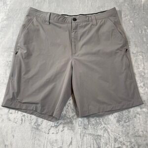 Orvis Mens Tech Shorts Gray Size 38 Stretch Hiking Fishing Performance Utility